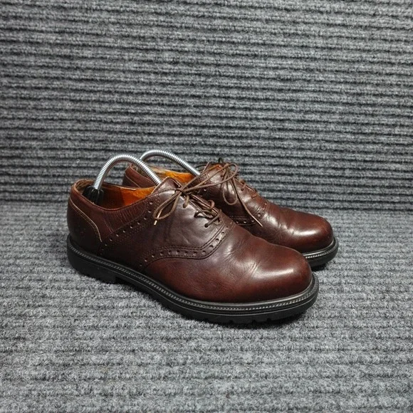 Timberland Mens Size 8.5M Brown Waterproof Leather Oxfords Low Top Timberland Mens Franklin Park Leather Oxfords Affordable  main image 4
